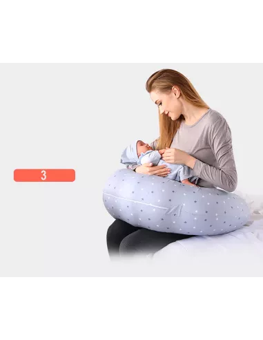 PODUSZKA DLA KOBIET W CIĄŻY CIĄŻOWA 2w1 DO SPANIA TYPU C NICEkids