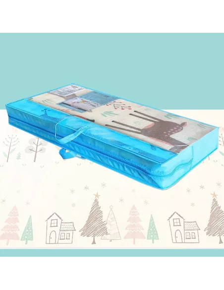 MATA PIANKOWA EDUKACYJNA SKŁADANA LAS 150x200cm ZWIERZĘTA SOWY