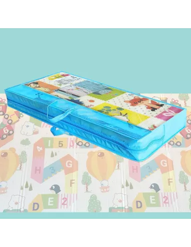 MATA PIANKOWA DWUSTRONNA SKŁADANA ALFABET DUŻA 150x200cm