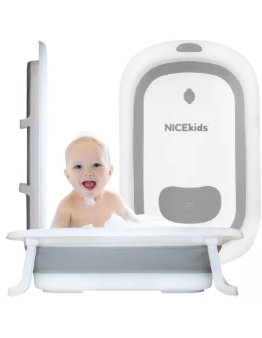 WANIENKA DLA DZIECI SKŁADANA NICEKIDS SILIKONOWA SZARA