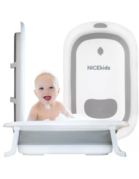 WANIENKA DLA DZIECI SKŁADANA NICEKIDS SILIKONOWA SZARA