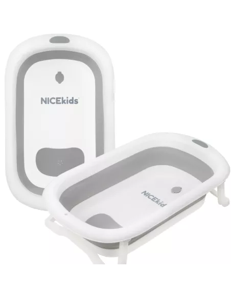 WANIENKA DLA DZIECI SKŁADANA NICEKIDS SILIKONOWA SZARA
