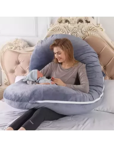 PODUSZKA DLA KOBIET W CIĄŻY CIĄŻOWA DO SPANIA TYPU C NICEKIDS