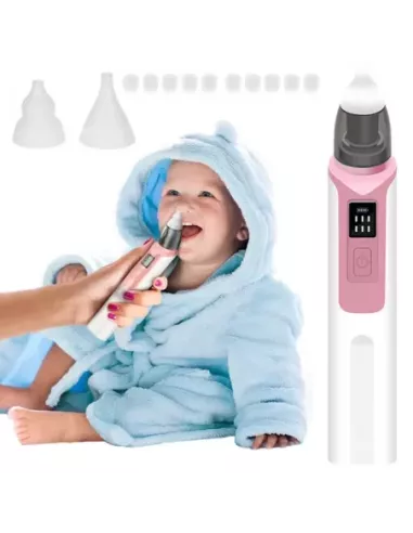 ASPIRATOR ELEKTRYCZNY DO NOSA NA KATAR ODCIĄGACZ RÓŻOWY