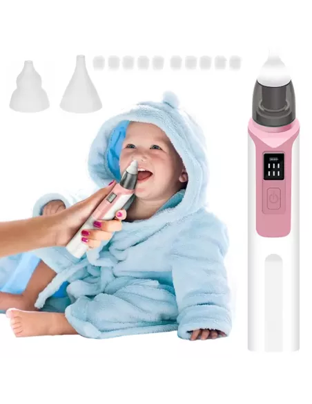 ASPIRATOR ELEKTRYCZNY DO NOSA NA KATAR ODCIĄGACZ RÓŻOWY