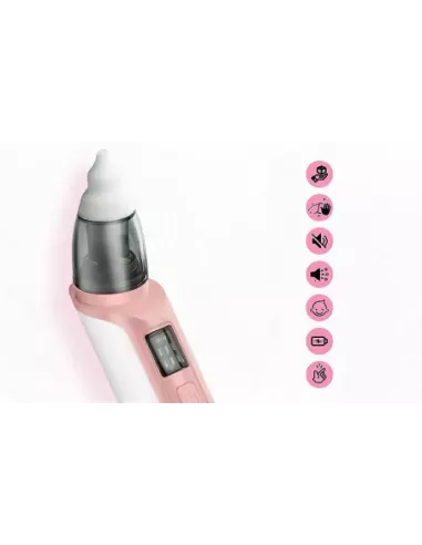 ASPIRATOR ELEKTRYCZNY DO NOSA NA KATAR ODCIĄGACZ RÓŻOWY