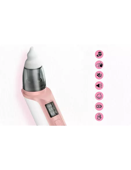ASPIRATOR ELEKTRYCZNY DO NOSA NA KATAR ODCIĄGACZ RÓŻOWY