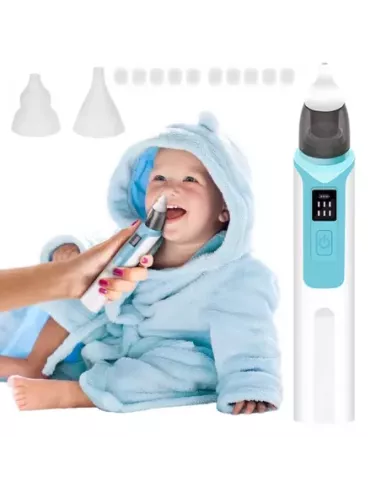 ASPIRATOR ELEKTRYCZNY DO NOSA NA KATAR ODCIĄGACZ NIEBIESKI