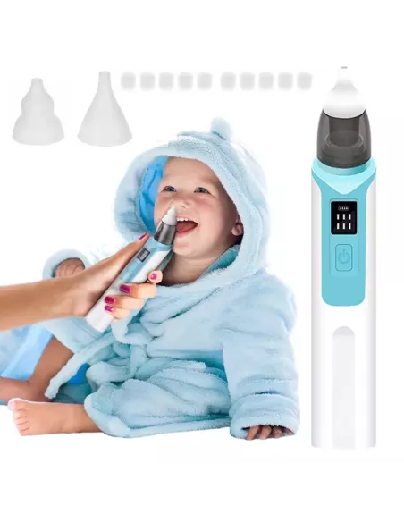 ASPIRATOR ELEKTRYCZNY DO NOSA NA KATAR ODCIĄGACZ NIEBIESKI