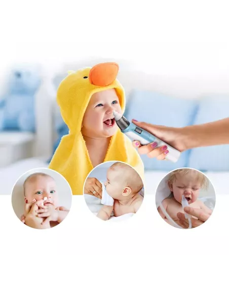 ASPIRATOR ELEKTRYCZNY DO NOSA NA KATAR ODCIĄGACZ NIEBIESKI