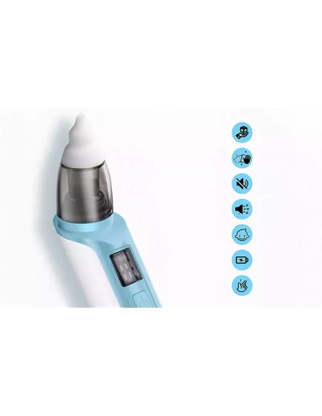 ASPIRATOR ELEKTRYCZNY DO NOSA NA KATAR ODCIĄGACZ NIEBIESKI