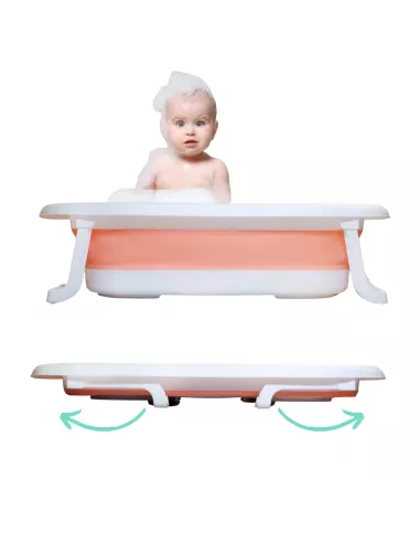 WANIENKA DLA DZIECI SKŁADANA NICEKIDS SILIKONOWA RÓŻOWA