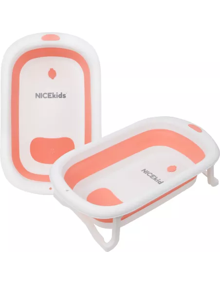 WANIENKA DLA DZIECI SKŁADANA NICEKIDS SILIKONOWA RÓŻOWA
