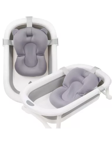 WANIENKA DLA DZIECI SKŁADANA NICEKIDS SILIKONOWA SZARA PODUSZKA