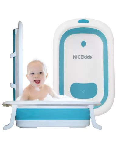 WANIENKA DLA DZIECI SKŁADANA NICEKIDS SILIKONOWA NIEBIESKA