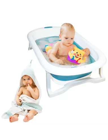 WANIENKA DLA DZIECI SKŁADANA NICEKIDS SILIKONOWA NIEBIESKA