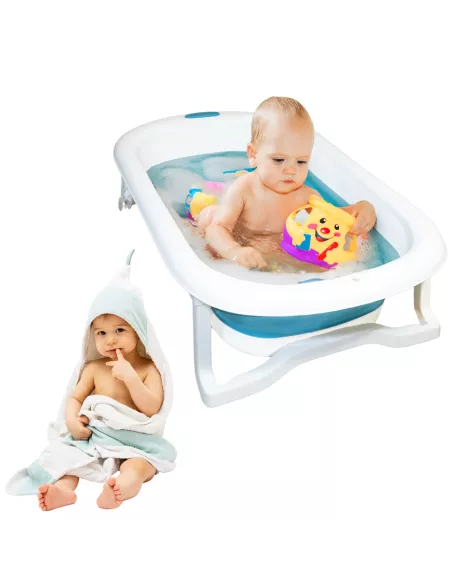 WANIENKA DLA DZIECI SKŁADANA NICEKIDS SILIKONOWA NIEBIESKA