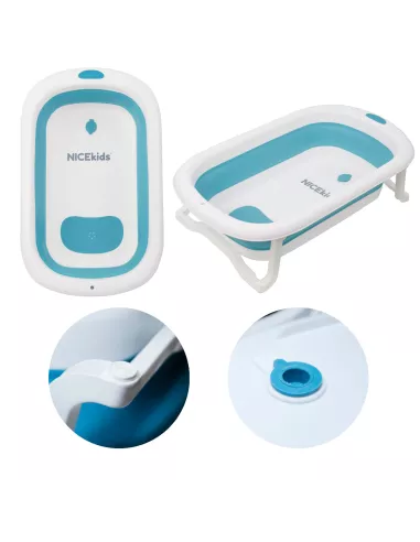 WANIENKA DLA DZIECI SKŁADANA NICEKIDS SILIKONOWA NIEBIESKA