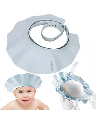 RONDO KĄPIELOWE NICEKIDS PREMIUM DASZEK DO MYCIA GŁOWY KĄPIEL DZIECI NIEBIESKI