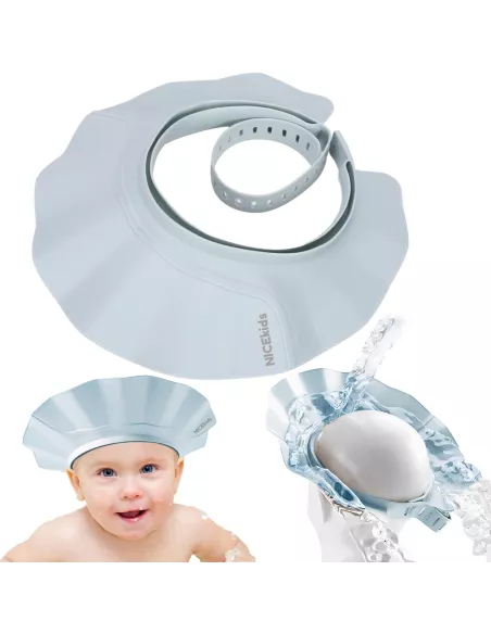 RONDO KĄPIELOWE NICEKIDS PREMIUM DASZEK DO MYCIA GŁOWY KĄPIEL DZIECI NIEBIESKI