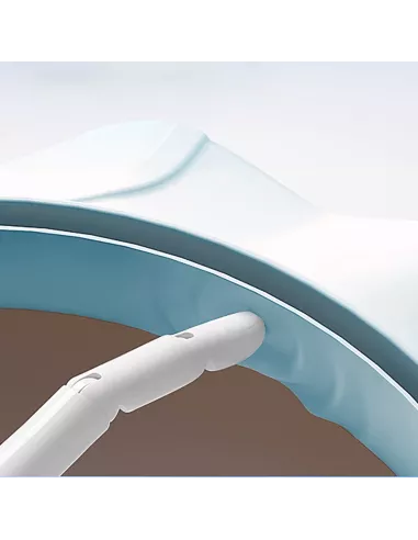 RONDO KĄPIELOWE NICEKIDS PREMIUM DASZEK DO MYCIA GŁOWY KĄPIEL DZIECI NIEBIESKI