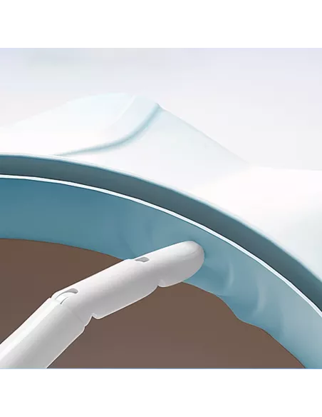 RONDO KĄPIELOWE NICEKIDS PREMIUM DASZEK DO MYCIA GŁOWY KĄPIEL DZIECI NIEBIESKI