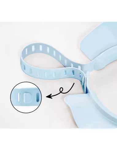 RONDO KĄPIELOWE NICEKIDS PREMIUM DASZEK DO MYCIA GŁOWY KĄPIEL DZIECI NIEBIESKI