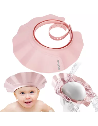 RONDO KĄPIELOWE NICEKIDS PREMIUM DASZEK DO MYCIA GŁOWY KĄPIEL DZIECI RÓŻOWY