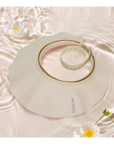 RONDO KĄPIELOWE NICEKIDS PREMIUM DASZEK DO MYCIA GŁOWY KĄPIEL DZIECI BEŻOWY