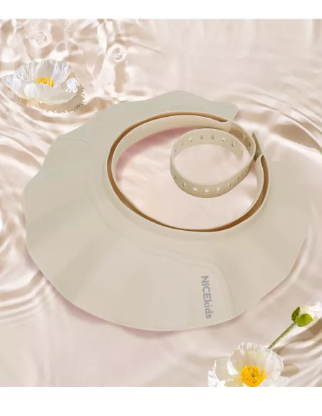 RONDO KĄPIELOWE NICEKIDS PREMIUM DASZEK DO MYCIA GŁOWY KĄPIEL DZIECI BEŻOWY