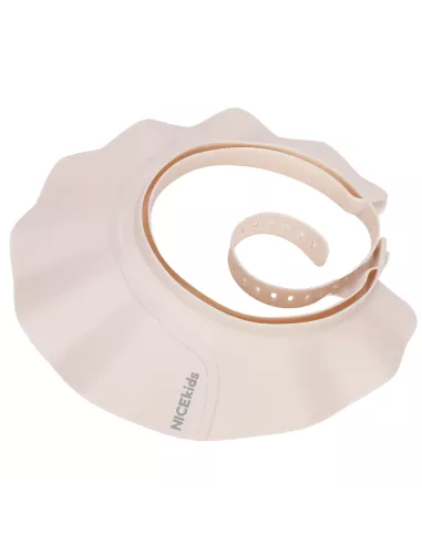 RONDO KĄPIELOWE NICEKIDS PREMIUM DASZEK DO MYCIA GŁOWY KĄPIEL DZIECI BEŻOWY