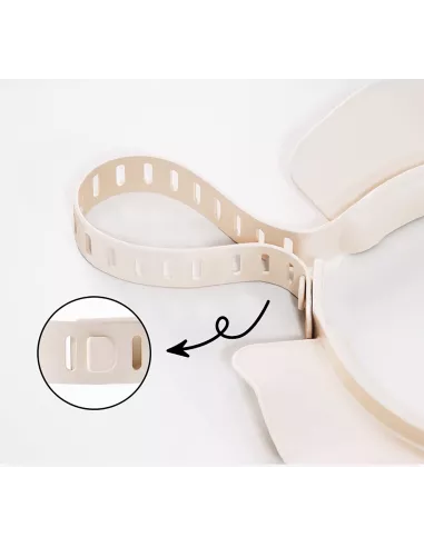 RONDO KĄPIELOWE NICEKIDS PREMIUM DASZEK DO MYCIA GŁOWY KĄPIEL DZIECI BEŻOWY