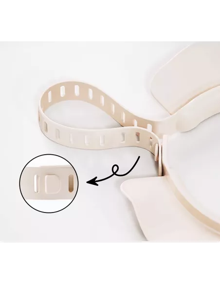 RONDO KĄPIELOWE NICEKIDS PREMIUM DASZEK DO MYCIA GŁOWY KĄPIEL DZIECI BEŻOWY