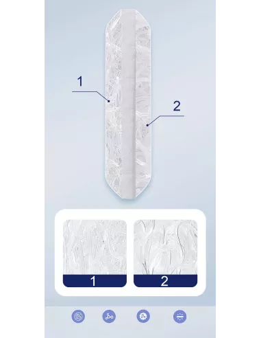 Materac NICEKIDS 120x60 4D ODDYCHAJĄCY PREMIUM Materac do Łóżeczka 120x60